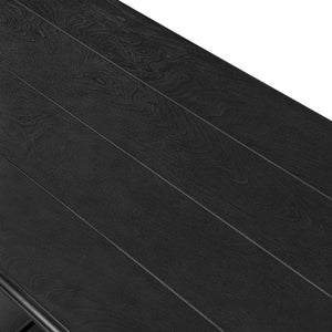 English Elm Vibe Haus Two Tier Farmhouse Coffee Table Spindle Legs Open Shelf Living Room Black N893P473265B