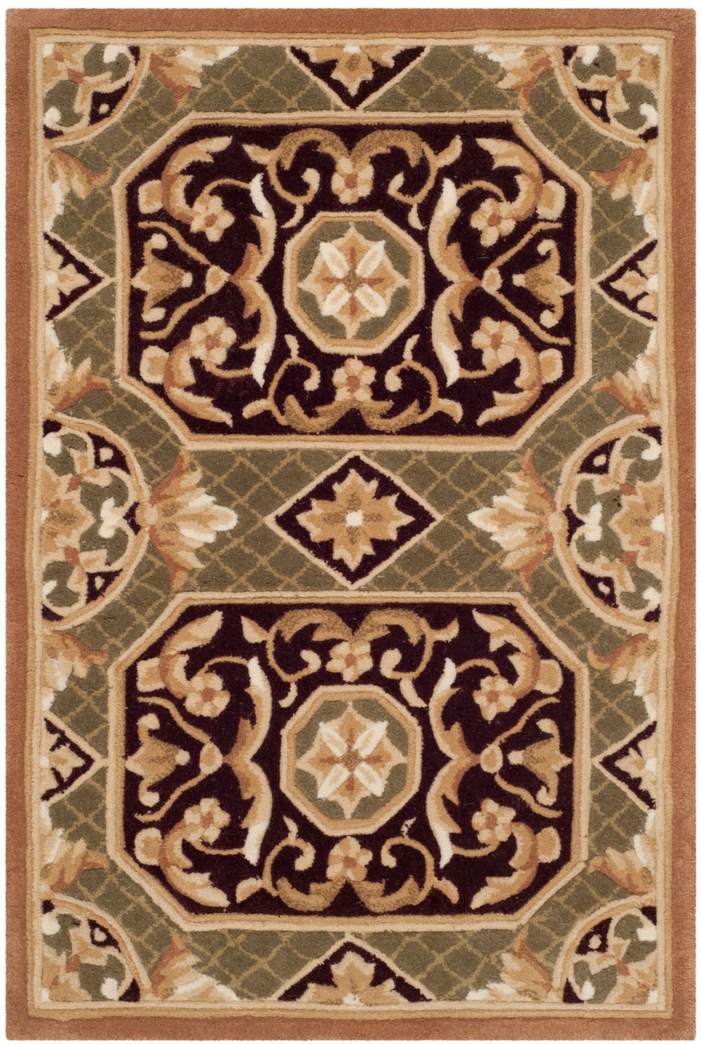 Safavieh Naples Hand-tufted Area Rug - Luxurious Wool, Elegant Geometric Design For Timeless Home Décor Assorted Wool Pile Na706a-9