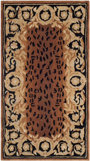 Safavieh Naples Hand-tufted Wool Area Rug - Luxurious Black And Gold Design For Timeless Elegance In Any Space Black ,Gold Wool Na712a-2