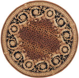 Safavieh Naples Hand-tufted Wool Area Rug - Luxurious Black And Gold Design For Timeless Elegance In Any Space Black ,Gold Wool Na712a-2