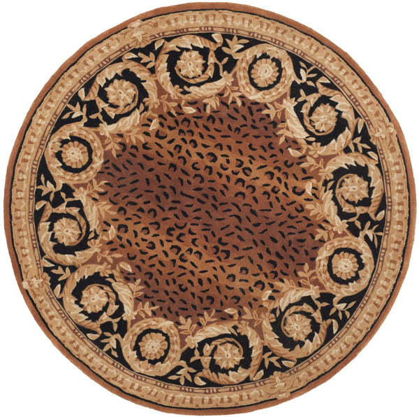 Safavieh Naples Hand-tufted Wool Area Rug - Luxurious Black And Gold Design For Timeless Elegance In Any Space Black ,Gold Wool Na712a-2