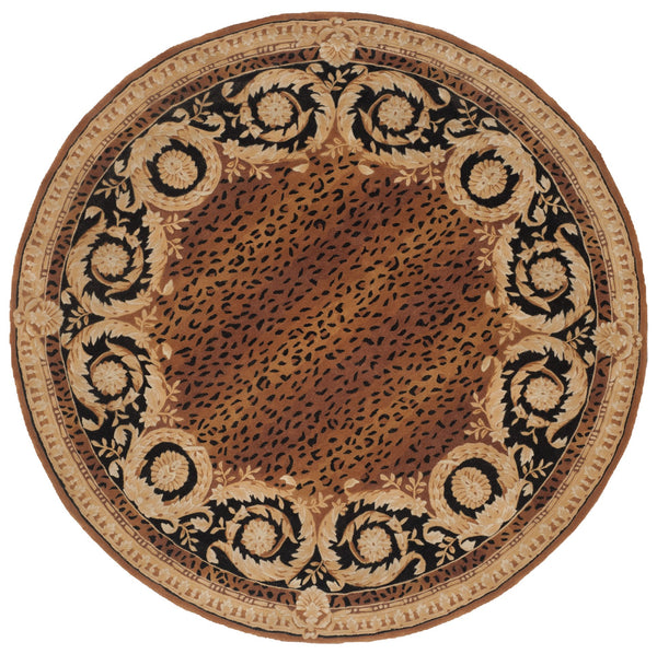 Safavieh Naples Hand-tufted Wool Area Rug - Luxurious Black And Gold Design For Timeless Elegance In Any Space Black ,Gold Wool Na712a-2