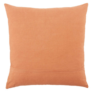 Jaipur Living Vibe by Jaipur Living Parvati Cotton Tribal Motif Throw Pillow for Bohemian Warm Taupe Poly Fill PLW103758