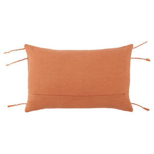 Jaipur Living Vibe by Jaipur Living Bhodi Cotton Lumbar Pillow Tassel Trim Tribal Boho Accent Poly Fill PLW103754