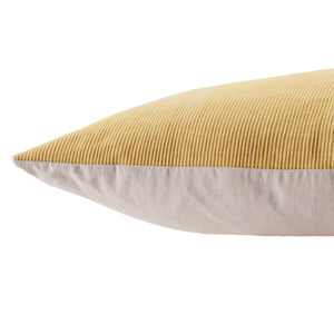 Jaipur Living Vibe by Jaipur Living Parvati Cotton Tribal Motif Throw Pillow for Bohemian Yellow Down PLW103750