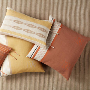 Jaipur Living Vibe by Jaipur Living Mahalia Cotton Lumbar Pillow Tribal Geometric Tassel Trim Boho Poly Fill PLW103755