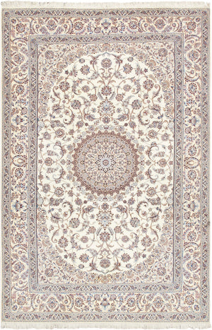 Pasargad Home Azerbaijan Collection Hand-knotted Silk & Wool Area Rug For Sophisticated Decor   029642