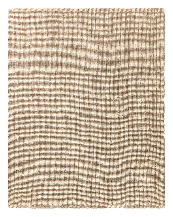 Jaipur Living Naturals Lucia Mayen Nal02 Handwoven Handmade 100% Jute Solids Solid Indoor Rug Cream, Brown 100% Jute Rug112587