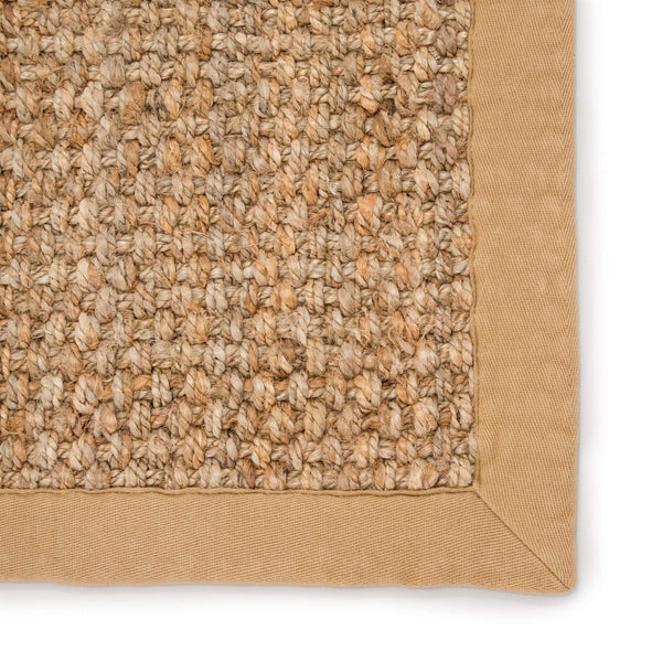 Jaipur Living Jaipur Living Handwoven Jute Flatweave Area Rug Organic Wheat Tone Coastal Decor 8' x 10' RUG112498
