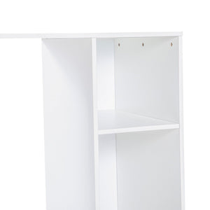 English Elm Lotus Mini Fridge Organizer Station with Double Cubbies for Efficient Space-Saving Storage Solutions White NAN-17300-WH-GG