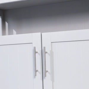 English Elm Mayfield 40" Classic Buffet and Sideboard with Stylish Storage and Elegant Display Options for Home Gray NAN-F-HY-B23108-GRY-GG