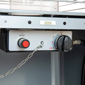 English Elm Sol Patio Outdoor Heater - 42,000 BTU Pyramid Propane Heater for Residential & Commercial Use Silver 90" High NAN-FSDC-01-SL-GG