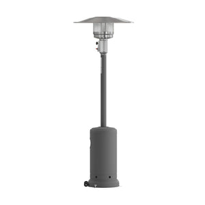 English Elm Sol Patio Outdoor Heater - 40,000 BTU Propane Unit with Wheels for Commercial & Residential Use Slate Gray 90" High NAN-HSS-AGH-GY-GG