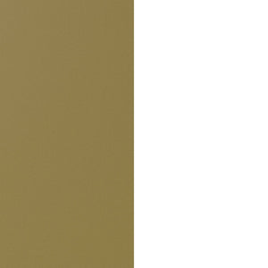 English Elm Hampstead Collection Coffee Table - Stylish Round Accent Table with Durable Mixed-Media Design White Top/Brushed Gold Frame NAN-JH-1787CT-GG