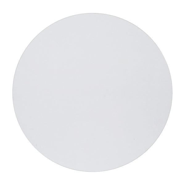 English Elm Hampstead Collection End Table - Sleek Modern Accent Table with Stylish Crisscross Metal Design White Top/Matte Black Frame NAN-JH-1787ET-BK-GG