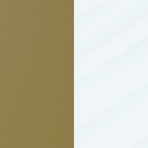 English Elm Astoria Round Coffee Table - Elegant Glass Surface with Durable Matte Black Steel Frame for Modern Spaces Clear Top/Brushed Gold Frame NAN-JN-21750CT-GG