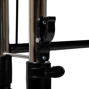 English Elm Fairway Height Adjustable Sit to Stand Desk (27.25"-35.75"H) for Modern Home Offices - Black NAN-JN-21908-GG