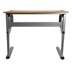 English Elm Berkley Adjustable Drawing Table - Ergonomic Design, Durable Surface, Ideal for Artists & Engineers NAN-JN-2433-GG