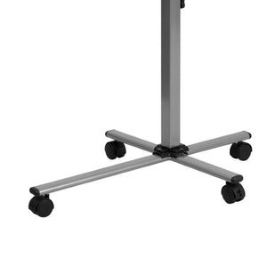 English Elm Dunbar Adjustable Mobile Laptop Table with Cherry Top & Pewter Frame – Ergonomic & Stylish Workstation NAN-JN-2762-GG