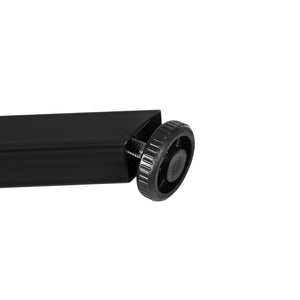 English Elm Mallot Gaming Desk with Ergonomic Design, Cup Holder, Headphone Hook, and Smart Organization Features Black Top/Black Frame 51.5"W x 23.75"D x 37.25"H NAN-RS-G1031-BK-GG