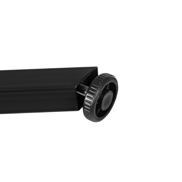 English Elm Mallot Gaming Desk with Ergonomic Design, Cup Holder, Headphone Hook, and Smart Organization Features Black Top/Black Frame 51.5"W x 23.75"D x 37.25"H NAN-RS-G1031-BK-GG