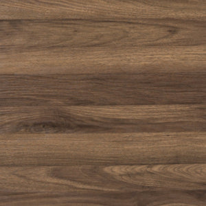 English Elm Joshua Compact Executive Desk with Three Drawers, Keyboard Tray, and Open Shelf for Organization Rustic Walnut NAN-WK-008-RU-GG