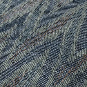 Amer Rugs Nashville Modern Hand-knotted Geometric Lines Area Rug – Elegant New Zealand Wool Floor Art Charcoal Wool Nas70203