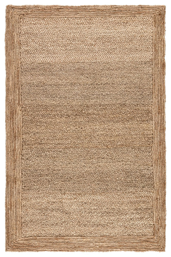 Jaipur Living Naturals Tobago Aboo Nat03 Handwoven Handmade 100% Jute Solids Border Indoor Rug Tan 100% Jute Rug112471