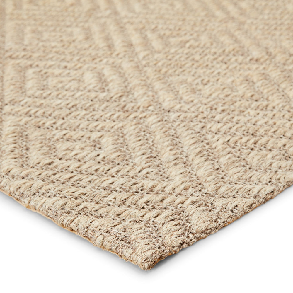 Jaipur Living Naturals Tobago Tampa Nat07 Handwoven Handmade 100% Sisal Geometric Tribal Indoor Rug Tan 100% Sisal, 100% Latex Rug119137