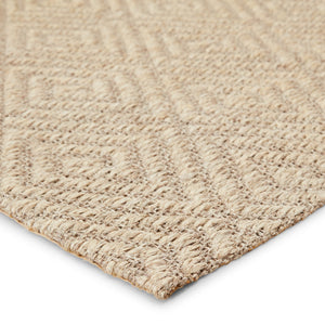 Jaipur Living Naturals Tobago Tampa Nat07 Handwoven Handmade 100% Sisal Geometric Tribal Indoor Rug Tan 100% Sisal, 100% Latex Rug119137