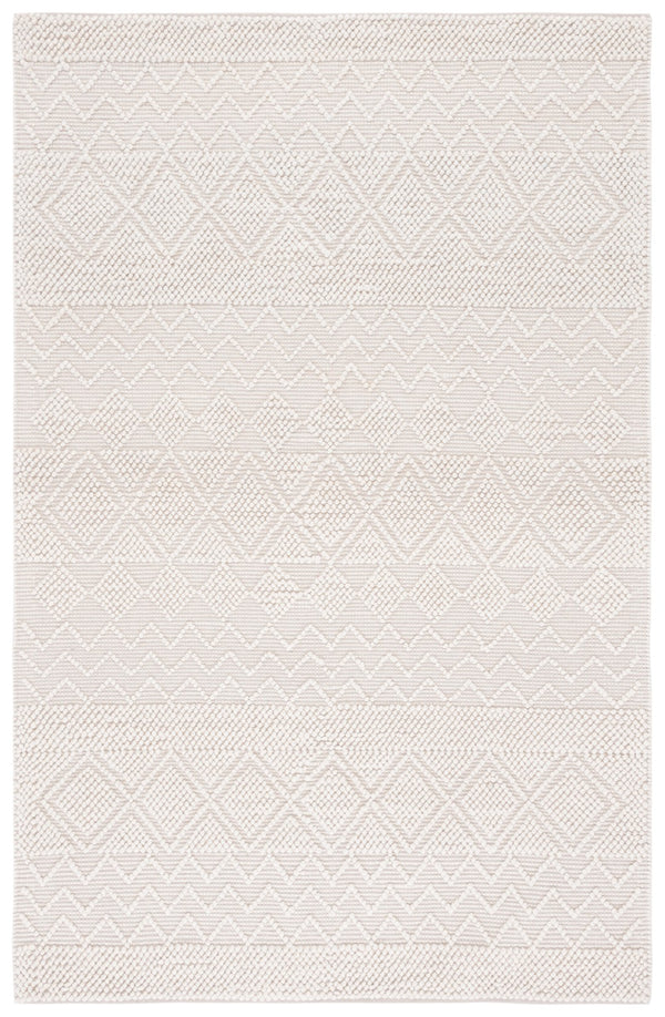 Safavieh Natura Hand-tufted Area Rug: Luxurious Wool-cotton Blend With Bohemian Charm For Timeless Elegance Ivory 80% Wool And 20% Cotton Nat125a-9