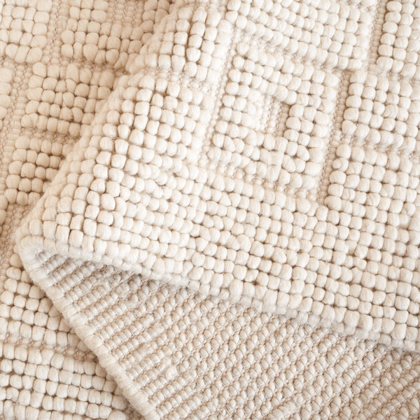 Safavieh Natura 129 NAT129 Hand Woven Bohemian Rug Ivory NAT129A-8