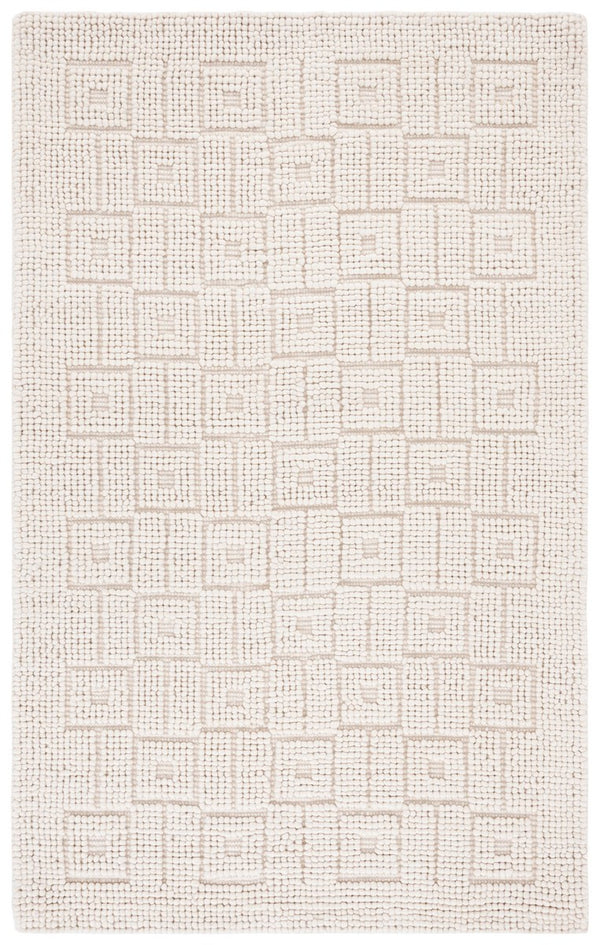 Safavieh Natura 129 NAT129 Hand Woven Bohemian Rug Ivory NAT129A-8