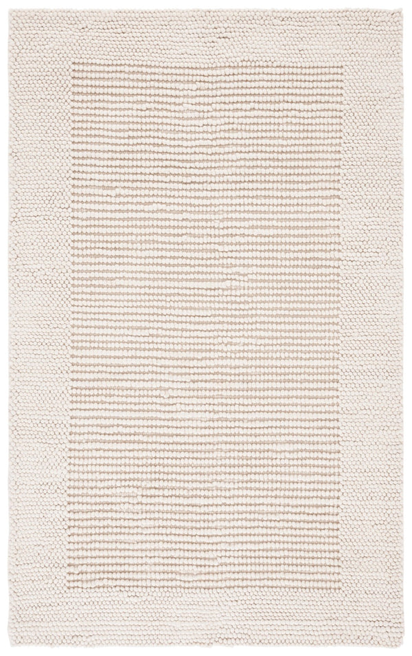 Safavieh Natura Hand Woven Area Rug - Luxurious Bohemian Elegance In Ivory For Modern Living Spaces Ivory 60% Wool,25% Pet Wool,15% Cotton Nat130a-27