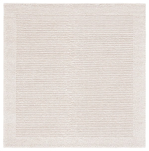 Safavieh Natura 130 Hand Woven Bohemian Rug Ivory 6' x 6' Square