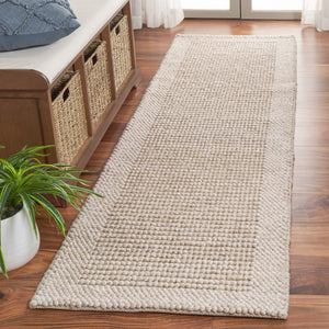 Safavieh Natura 130 Hand Woven Bohemian Rug Beige 2'-3" x 8'