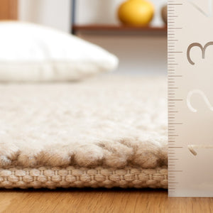 Safavieh Natura Hand Woven Area Rug - Luxurious Bohemian Elegance In Ivory For Modern Living Spaces Beige 60% Wool,25% Pet Wool,15% Cotton Nat130b-29