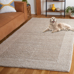 Safavieh Natura Hand Woven Area Rug - Luxurious Bohemian Elegance In Ivory For Modern Living Spaces Beige 60% Wool,25% Pet Wool,15% Cotton Nat130b-29