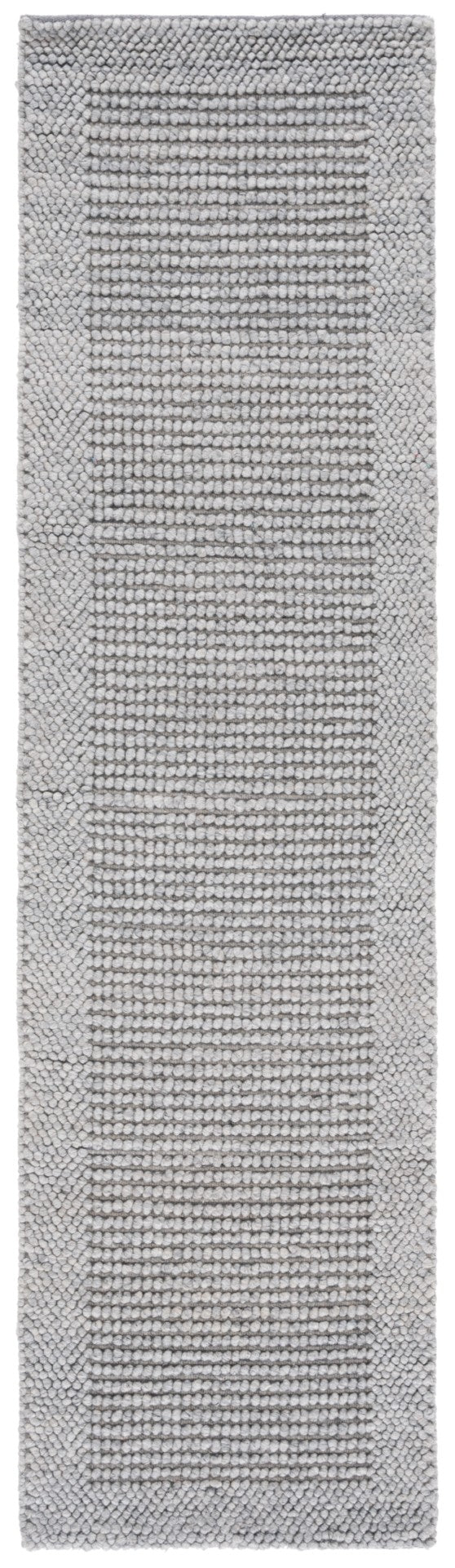 Safavieh Natura Hand Woven Area Rug - Luxurious Bohemian Elegance In Ivory For Modern Living Spaces Grey 60% Wool,25% Pet Wool,15% Cotton Nat130f-2
