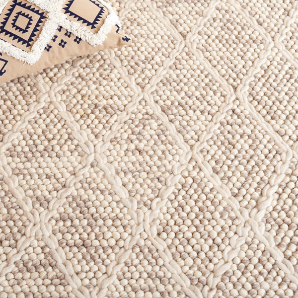 Safavieh Natura 131 NAT131 Hand Woven Bohemian Rug Brown / Ivory NAT131T-8