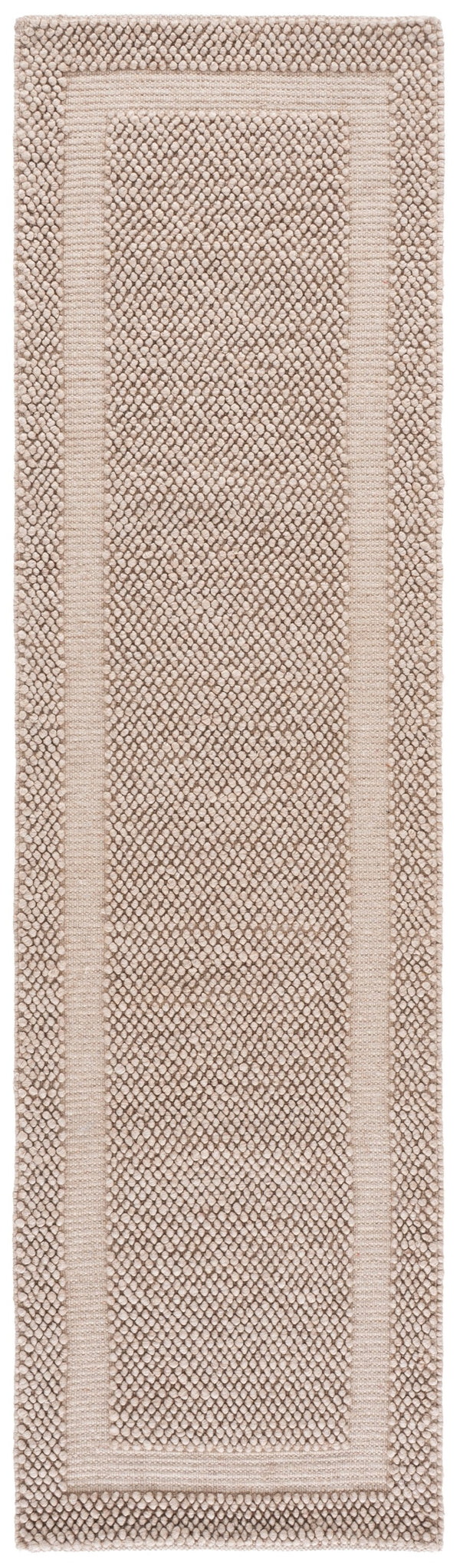 Safavieh Natura Handwoven Beige Area Rug — Scandinavian-Inspired Low-Pile Wool Blend For Cozy, Durable Style 4'-0" x 6'-0" NAT133B-4