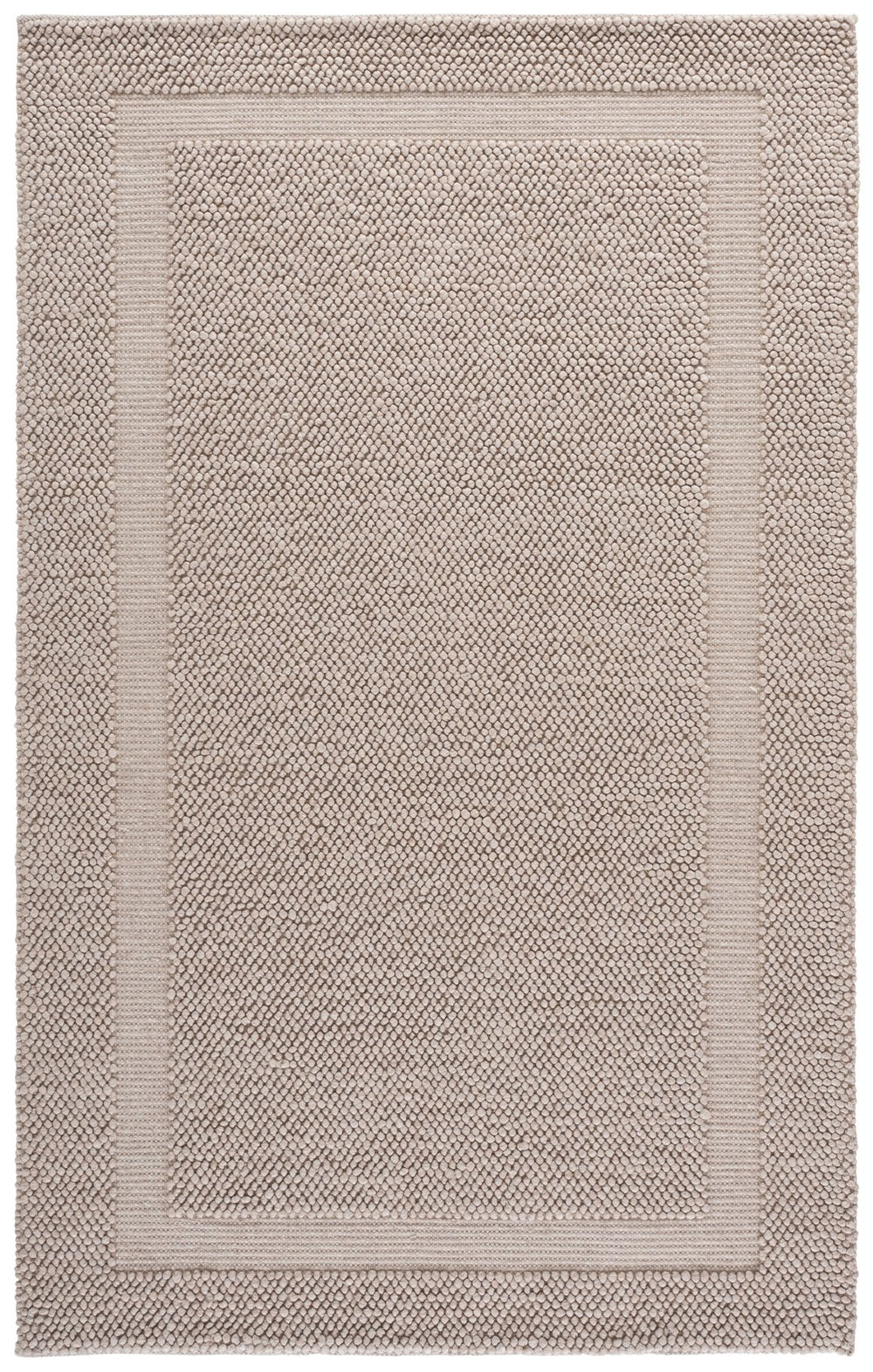 Safavieh Natura Hand-Woven Beige Runner — Low-Profile Wool Blend For Hallways, Durable Minimalist Texture 2'-3" x 8'-0" NAT133B-28