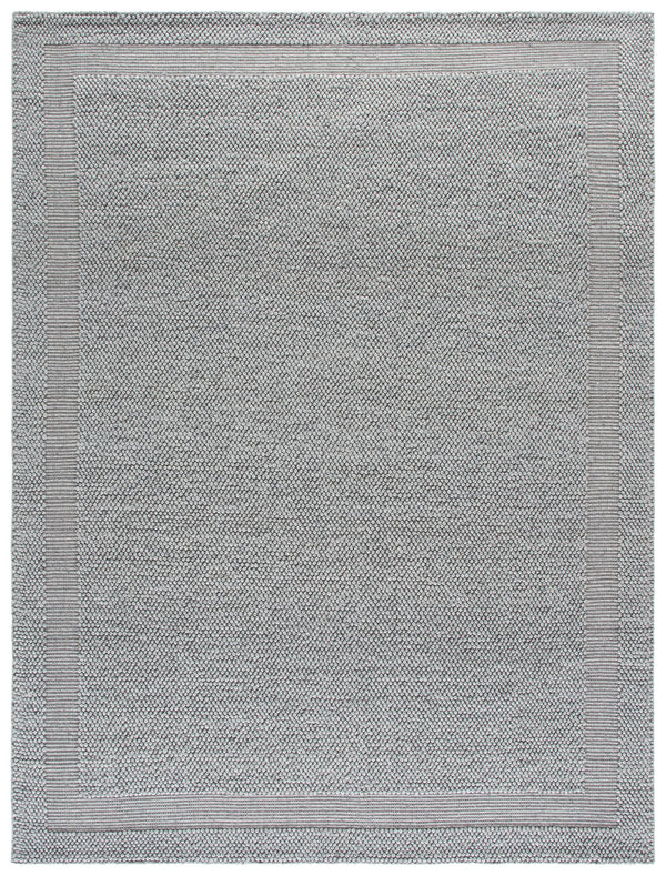 Safavieh Natura Hand-Woven Grey Area Rug — Low-Profile Wool Blend For Modern Scandinavian, Durable Elegance 4'-0" x 6'-0" NAT133F-4