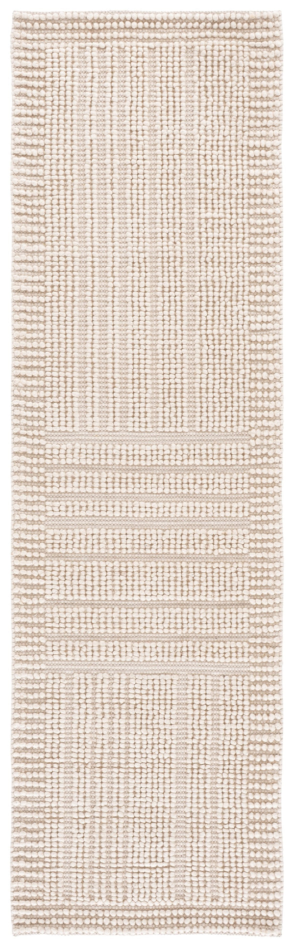 Safavieh Natura Handwoven Ivory Square Area Rug — Low-Profile Wool Blend, Subtle Texture For Modern Spaces 6'-0" x 6'-0" NAT134A-6SQ