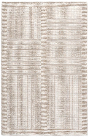 Safavieh Natura Handwoven Ivory Square Area Rug — Low-Profile Wool Blend, Subtle Texture For Modern Spaces 6'-0" x 6'-0" NAT134A-6SQ