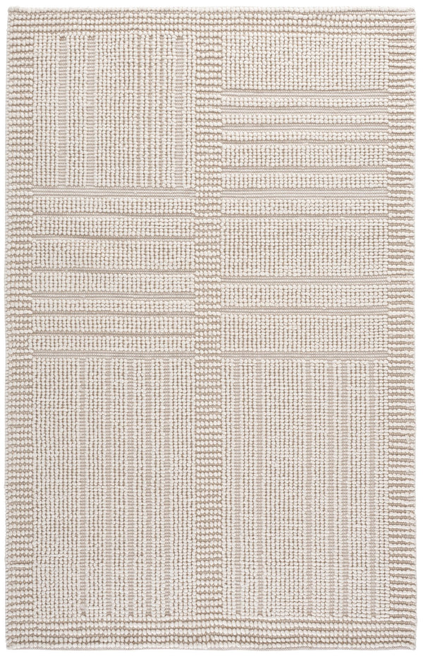 Safavieh Natura Handwoven Ivory Square Area Rug — Low-Profile Wool Blend, Subtle Texture For Modern Spaces 6'-0" x 6'-0" NAT134A-6SQ