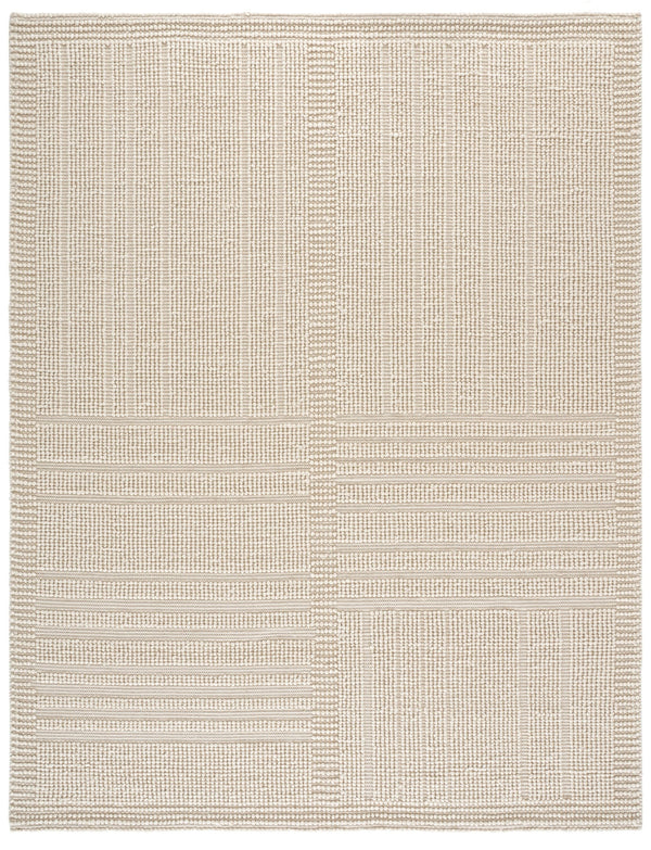 Safavieh Natura Handwoven Ivory Square Area Rug — Low-Profile Wool Blend, Subtle Texture For Modern Spaces 6'-0" x 6'-0" NAT134A-6SQ