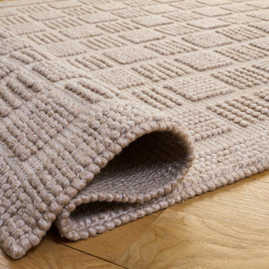 Safavieh Natura Hand‑Woven Beige Runner Rug — Low‑Profile Wool Blend, Artisanal Texture For Hallways & Entryways 2'-3" x 8'-0" NAT135B-28