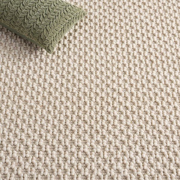 Safavieh Natura Handwoven Ivory Area Rug — Low-Profile Wool Blend, Soft Textured Foundation For Modern Rooms 6'-0" x 9'-0" NAT136A-6