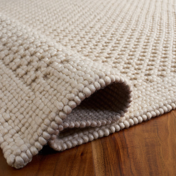 Safavieh Natura Handwoven Ivory Area Rug — Low-Profile Wool Blend, Soft Textured Foundation For Modern Rooms 6'-0" x 9'-0" NAT136A-6